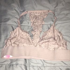 PINK racer back bralette
